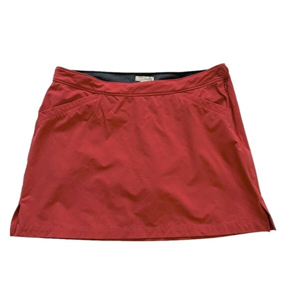 Gander Mountain Skort Burnt Orange Pockets Active Casual Skort Size 10R - Picture 12 of 12